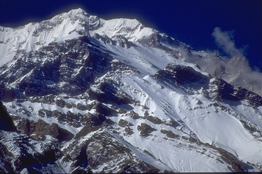 De aconcagua in al zijn schoonheid